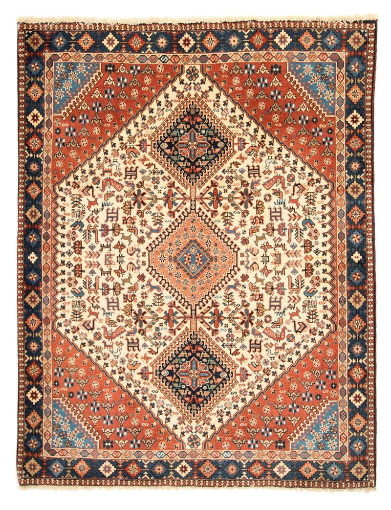 Perser Rug - Nomadic - 193 x 150 cm - beige
