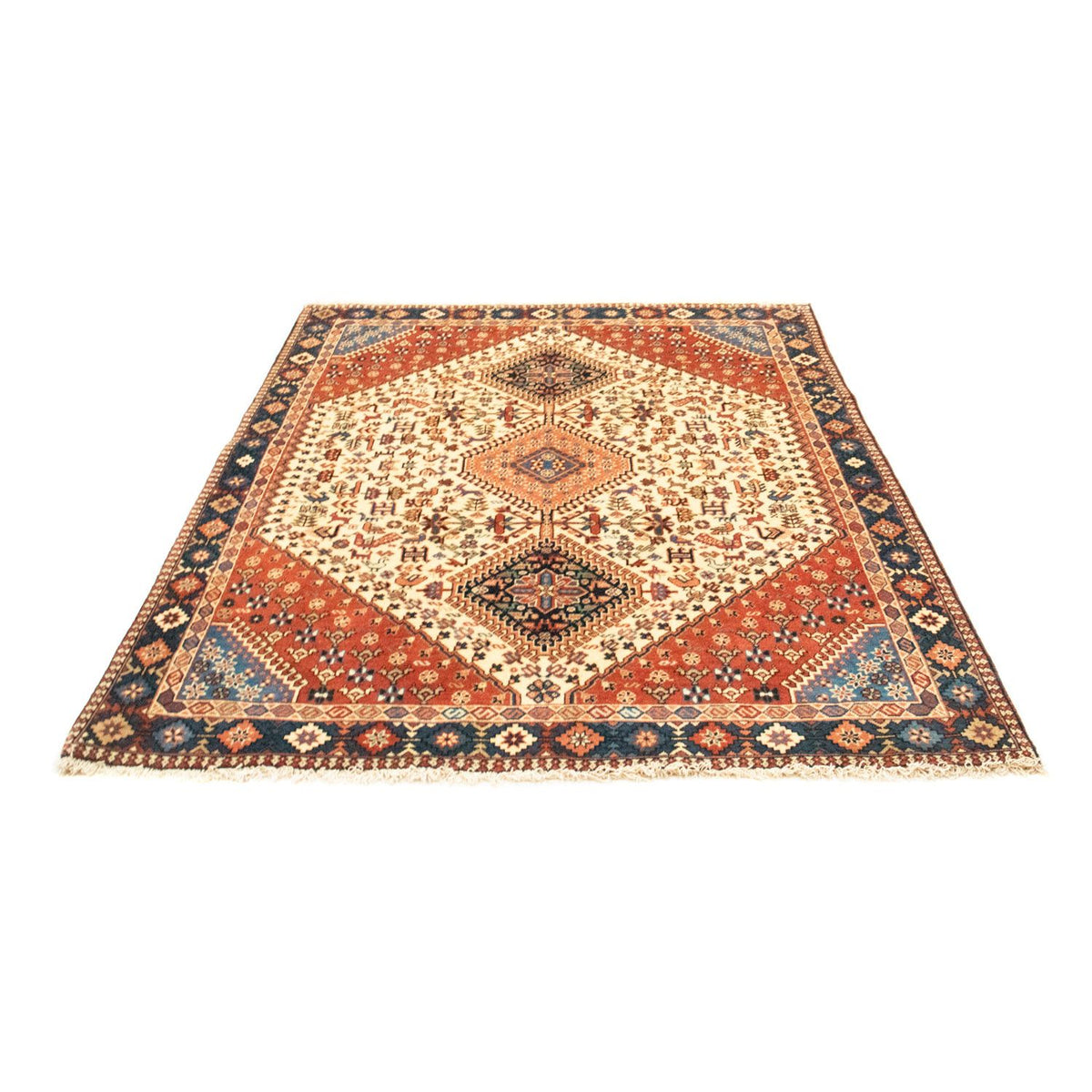 Perser Rug - Nomadic - 193 x 150 cm - beige