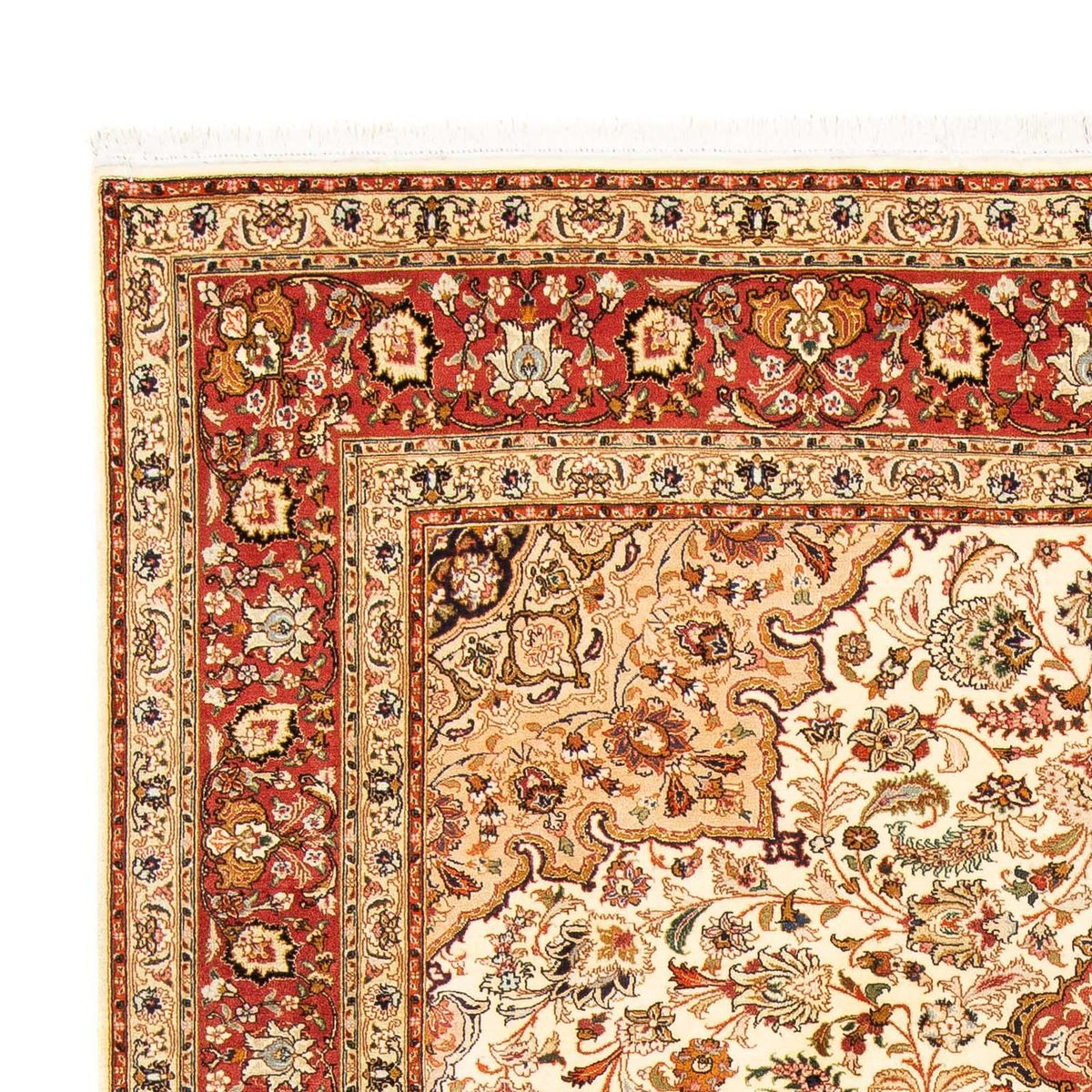 Tabriz - 50 Raj Rug 204x280cm - Persian Rugs