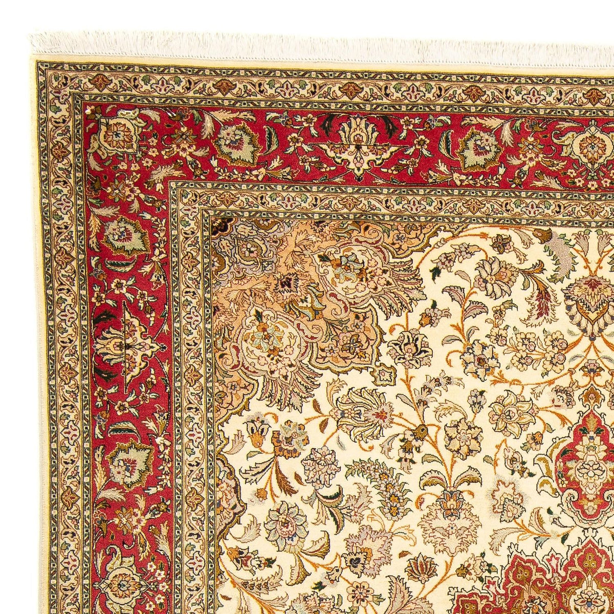 Tabriz - 50 Raj Rug 204x251cm - Persian Rugs