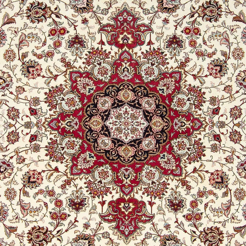 Tabriz - 50 Raj Rug 250x300cm - Persian Rug - red