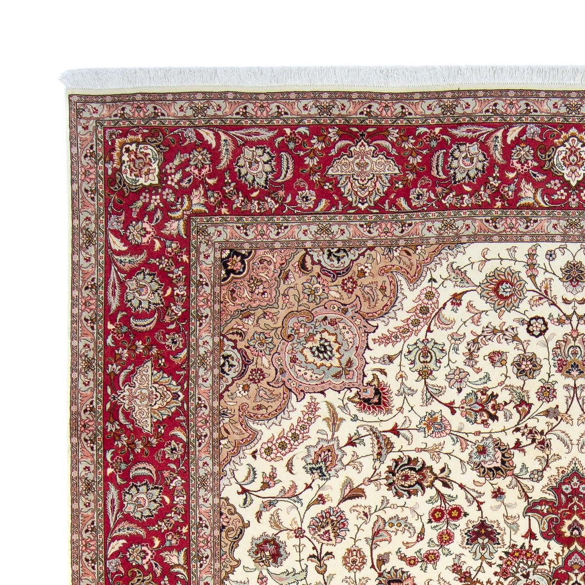 Tabriz - 50 Raj Rug 250x300cm - Persian Rug - red