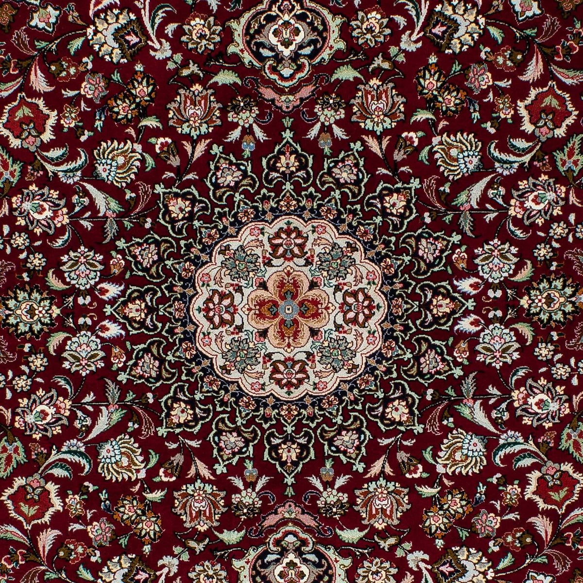 Perser Rug - Tabriz - Royal - 196 x 155 cm - dark red
