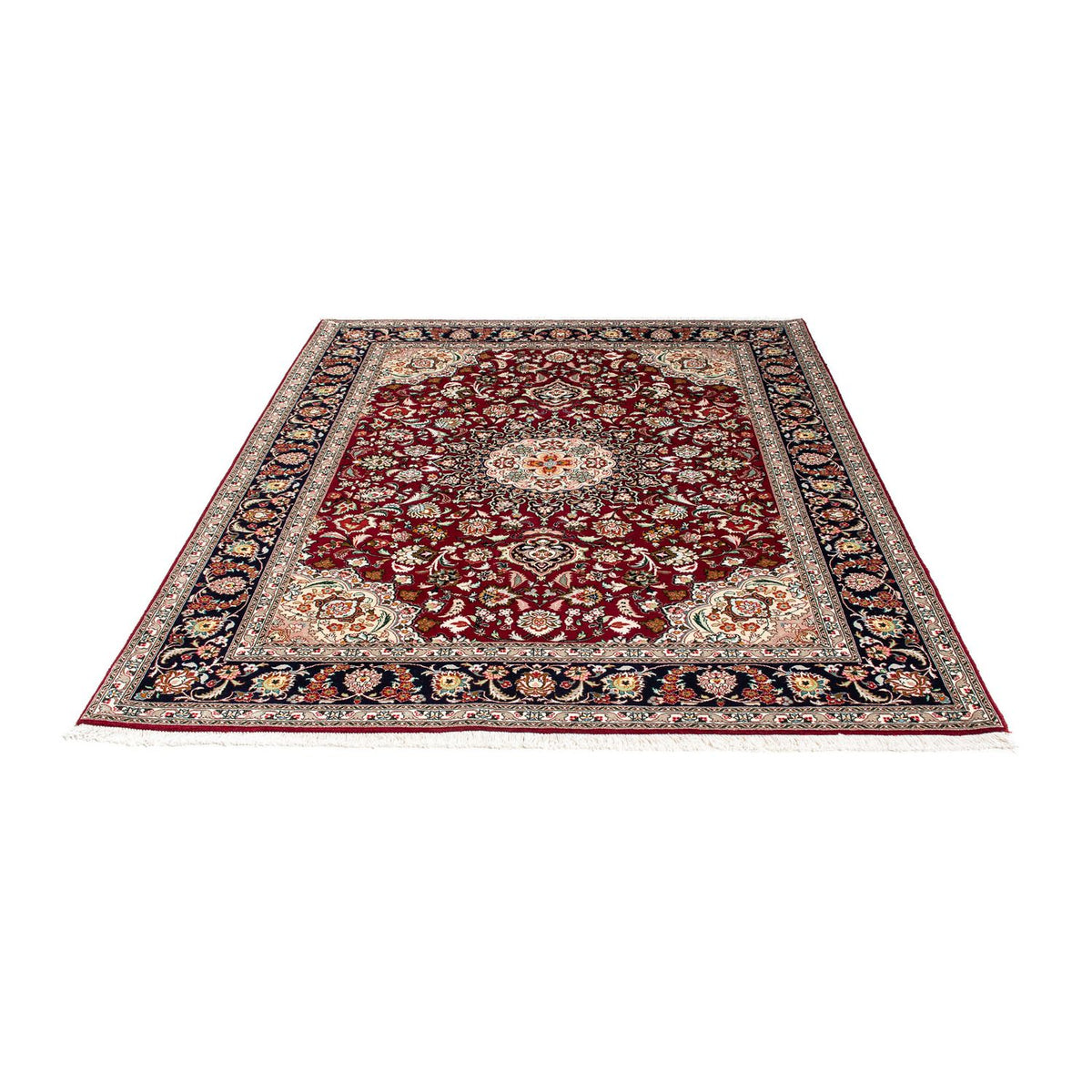 Perser Rug - Tabriz - Royal - 196 x 155 cm - dark red