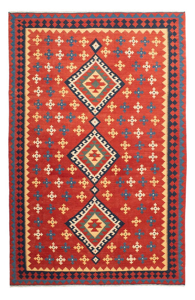 Kilim Fars Rug 200x307cm - rust