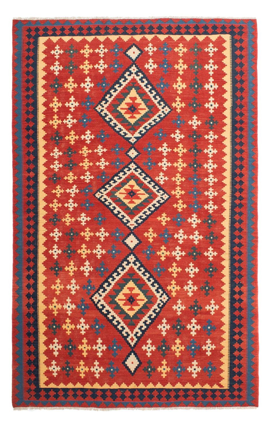 Kelim Rug - Oriental - 307 x 199 cm - red