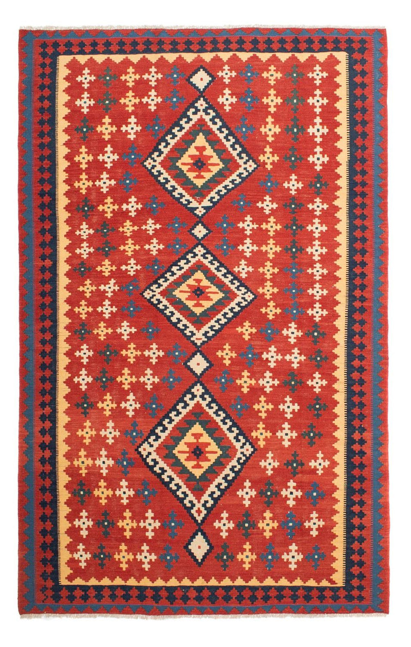 Kelim Rug - Oriental - 307 x 199 cm - red