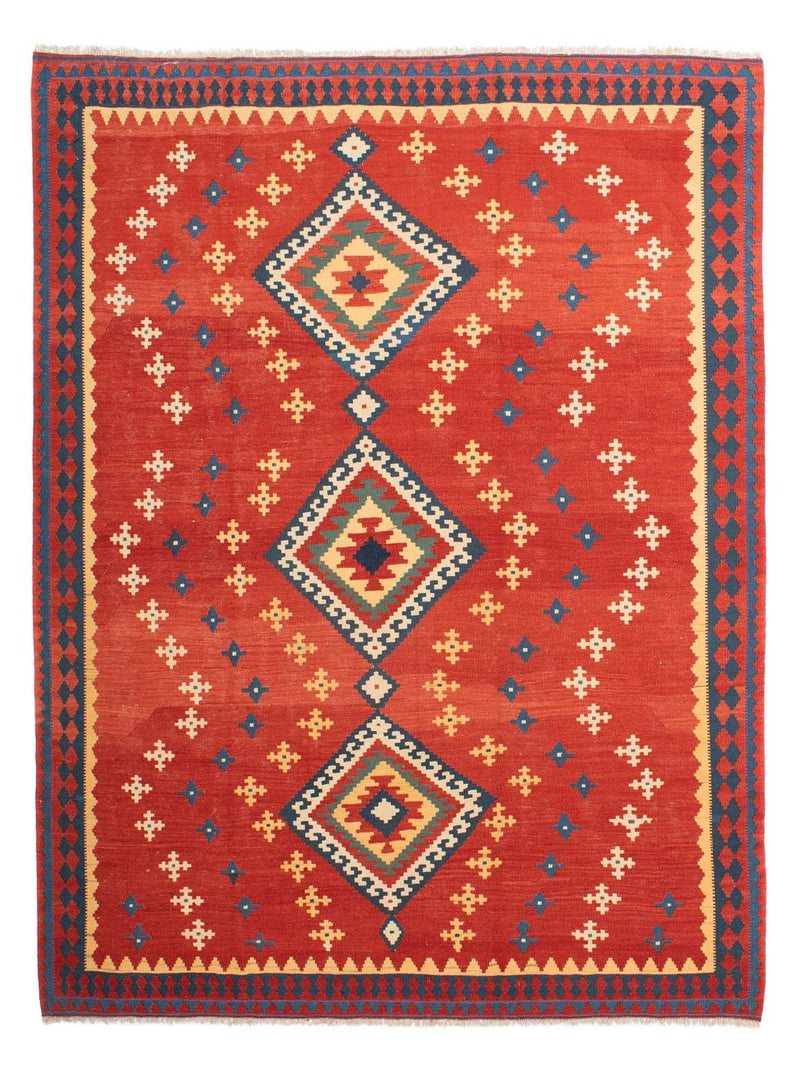 Kelim Rug - Oriental - 271 x 215 cm - red