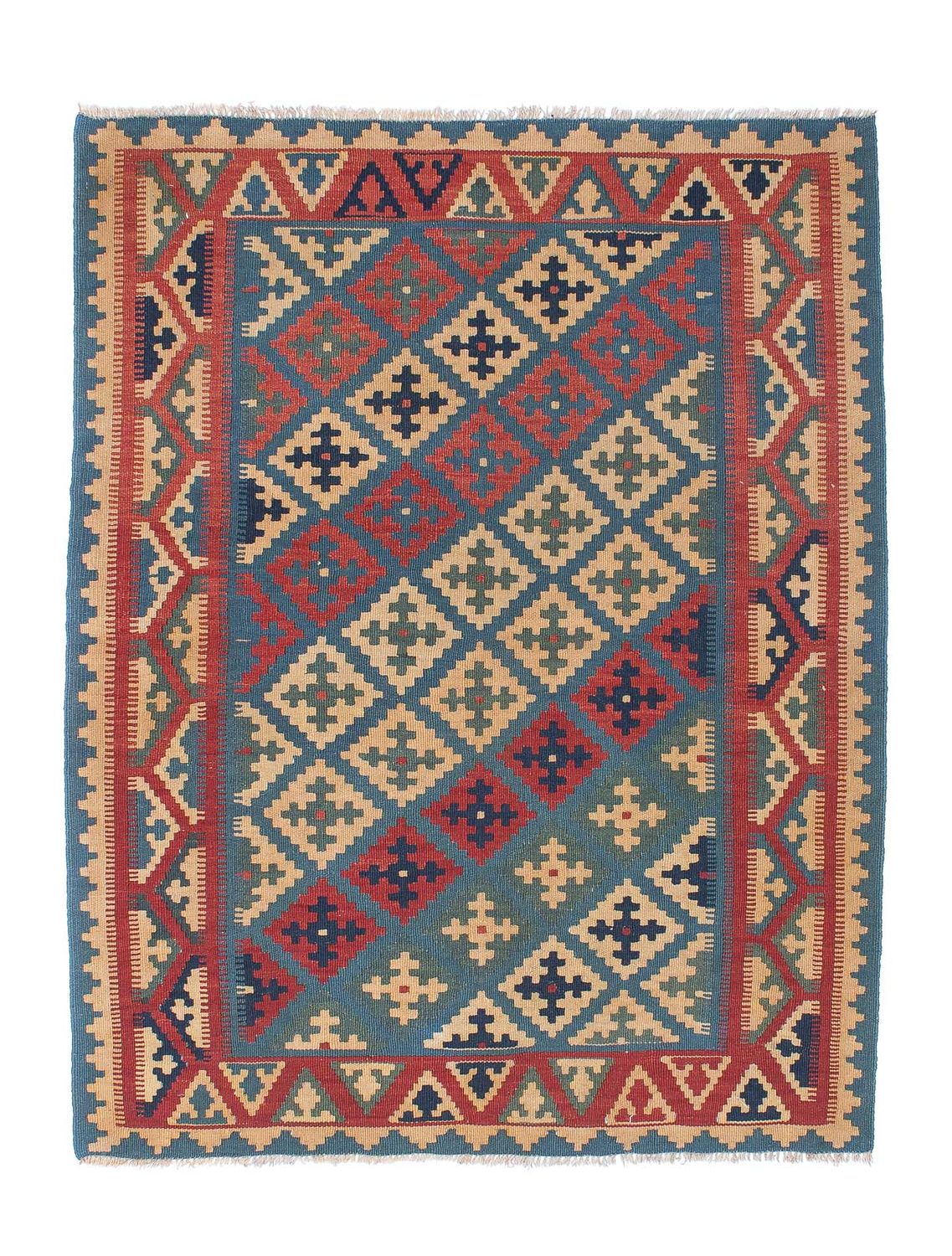 Kelim Rug - Oriental - 166 x 127 cm - blue