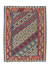 Kelim Rug - Oriental - 166 x 127 cm - blue
