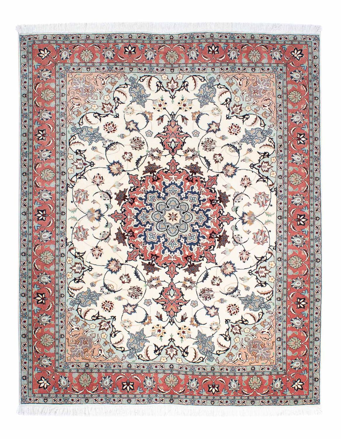 Perser Rug - Tabriz - Royal - 193 x 158 cm - beige