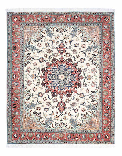 Tabriz - 50 Raj Rug 158x193cm - Persian Rugs