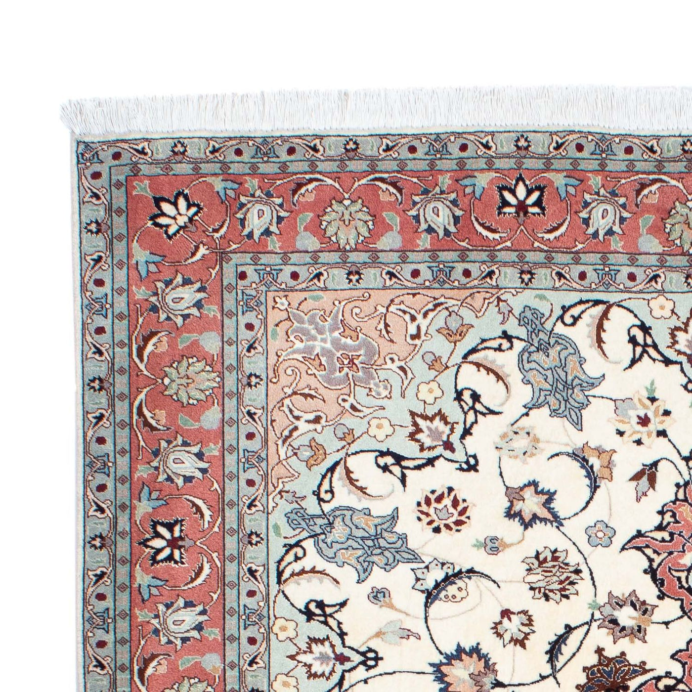Tabriz - 50 Raj Rug 193x158cm - Persian Rugs