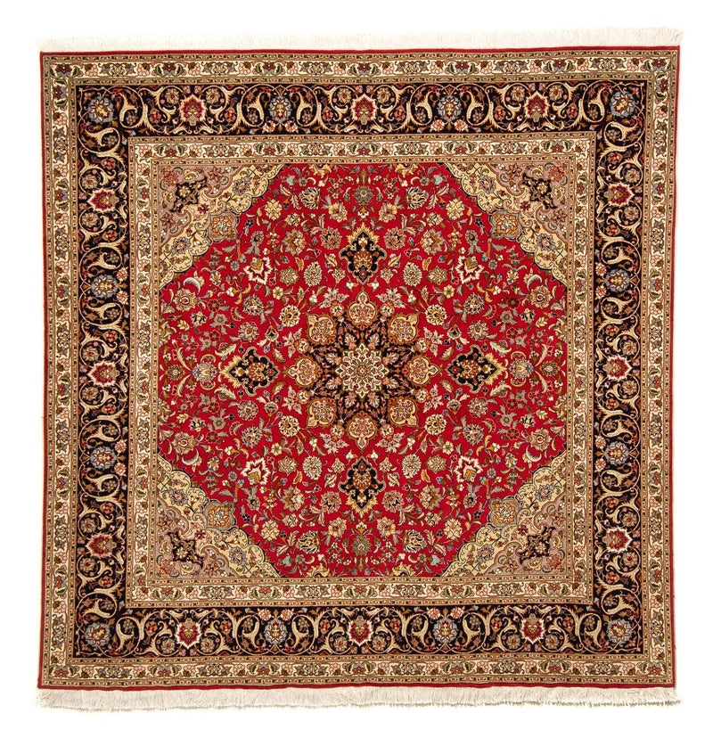Perser Rug - Tabriz - Royal square  - 203 x 203 cm - red