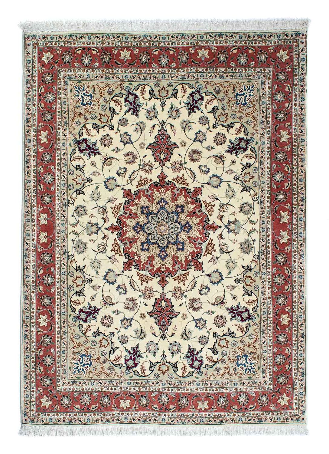 Perser Rug - Tabriz - Royal - 201 x 156 cm - beige