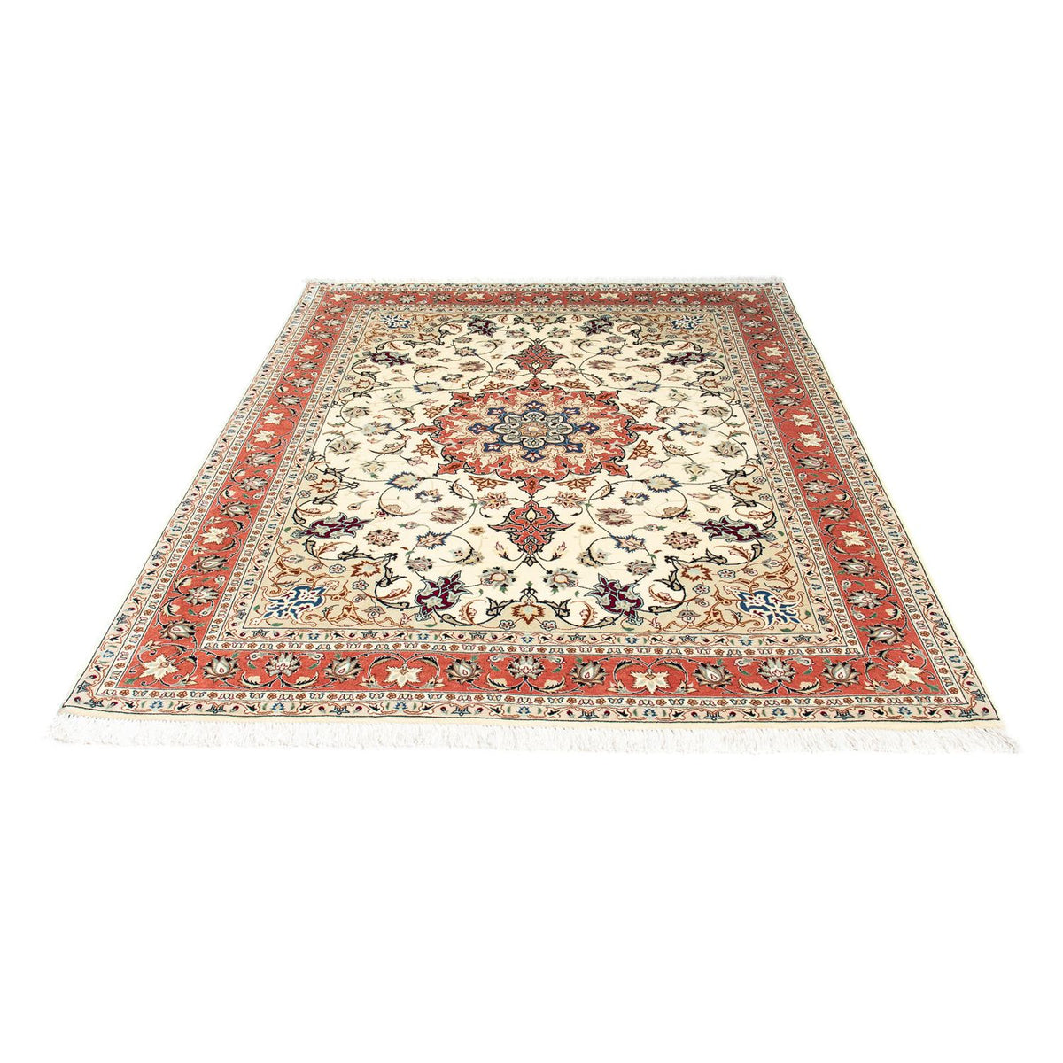 Perser Rug - Tabriz - Royal - 201 x 156 cm - beige