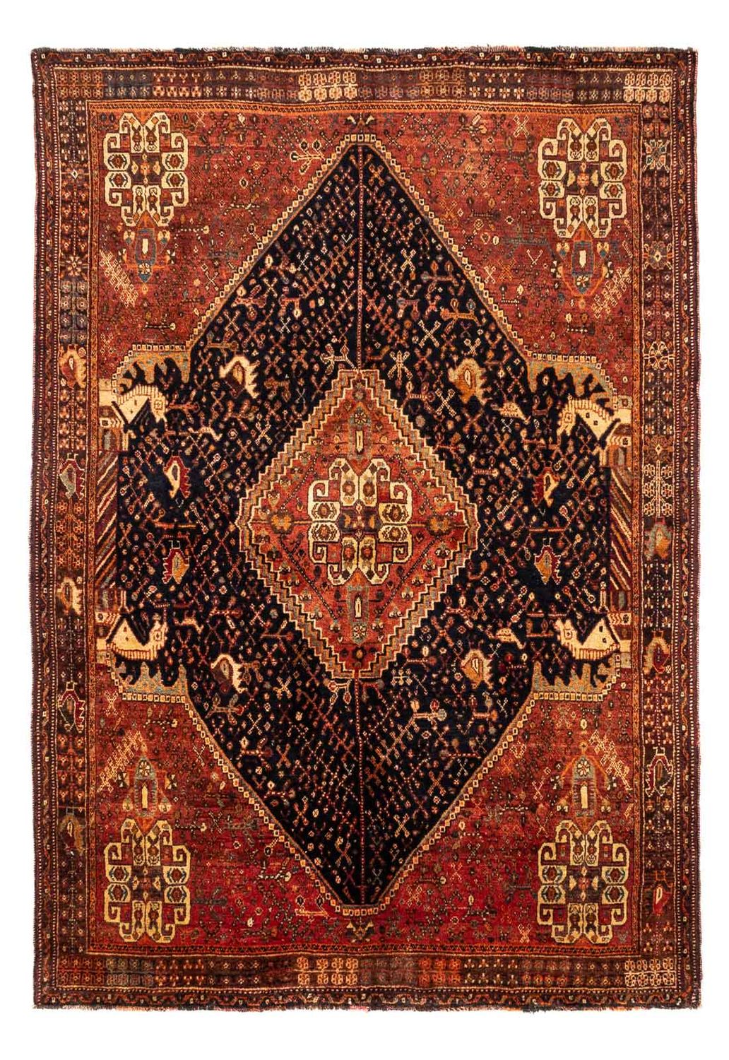 Perser Rug - Nomadic - 241 x 157 cm - dark blue