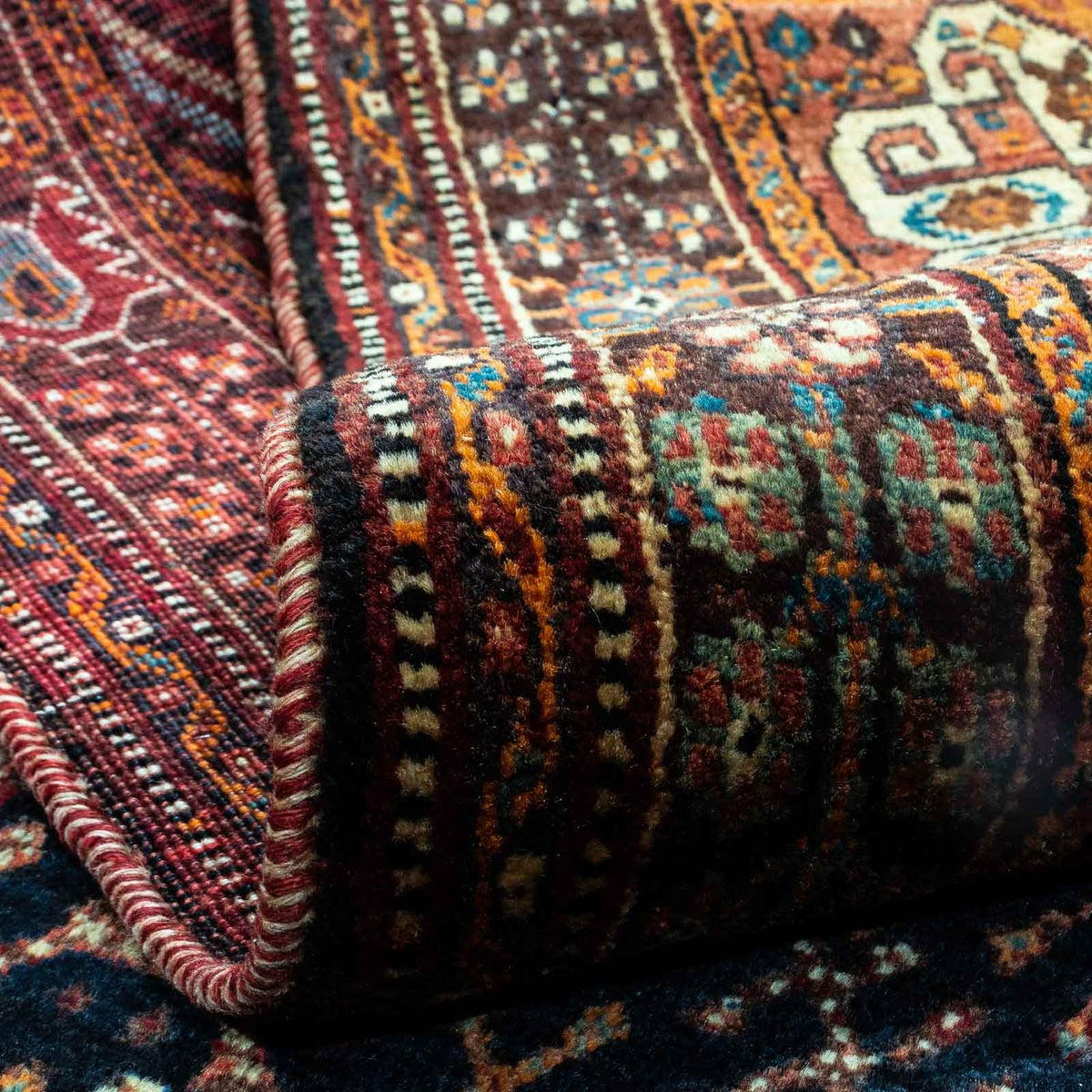 Perser Rug - Nomadic - 241 x 157 cm - dark blue