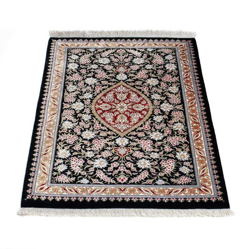 Perser Rug - Ghom - 89 x 57 cm - dark blue
