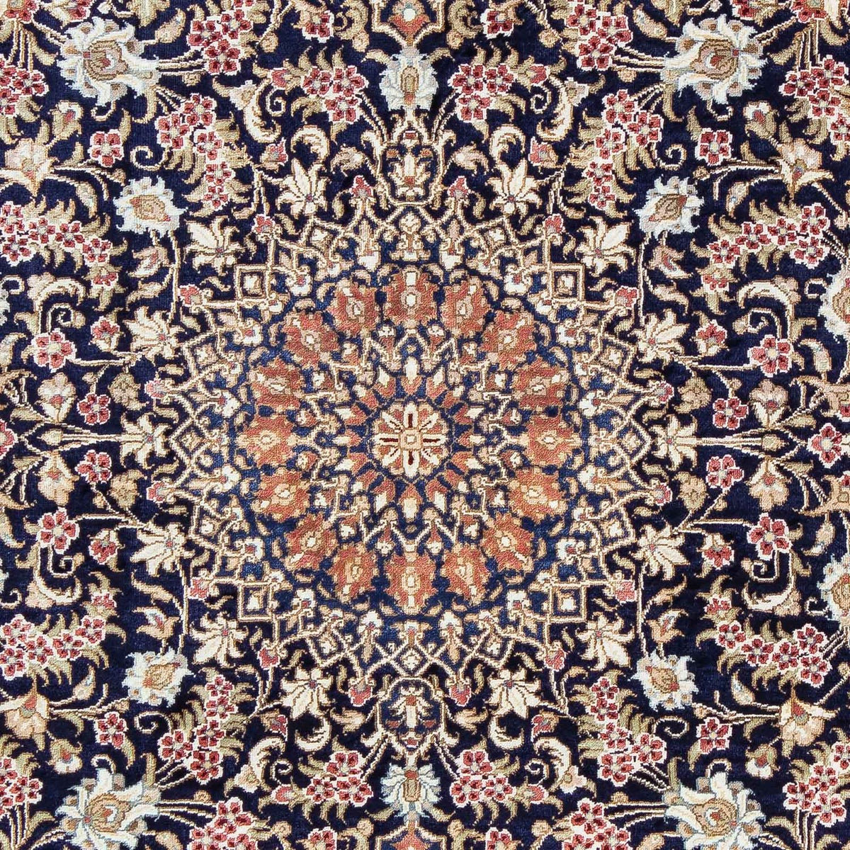 Perser Rug - Ghom - 82 x 57 cm - dark red