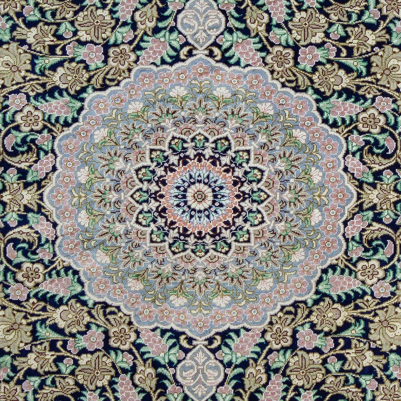 Perser Rug - Ghom - 88 x 63 cm - dark blue