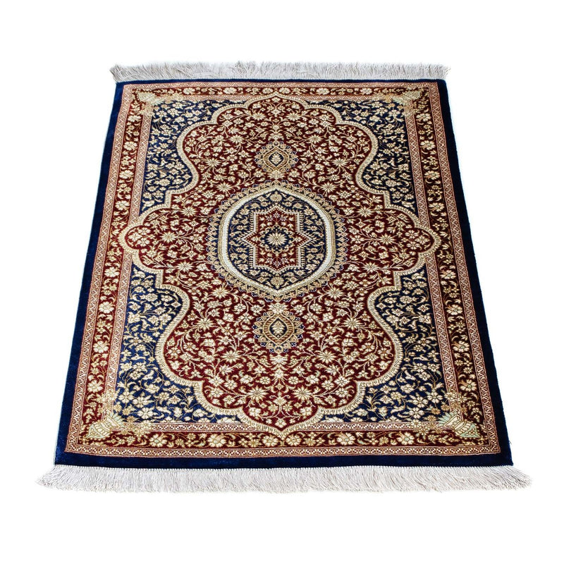 Perser Rug - Ghom - 93 x 60 cm - dark blue