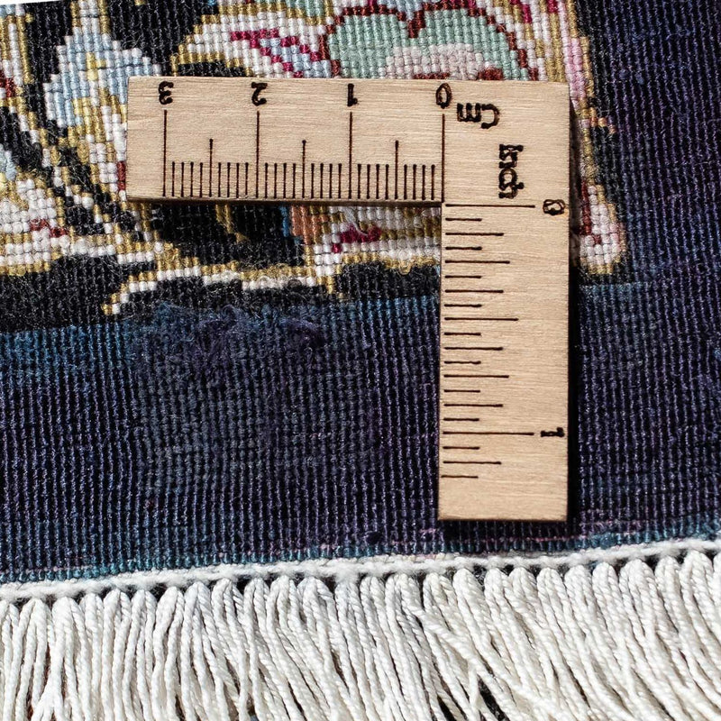 Perser Rug - Ghom - 89 x 59 cm - dark blue