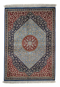 Perser Rug - Ghom - 84 x 60 cm - dark blue