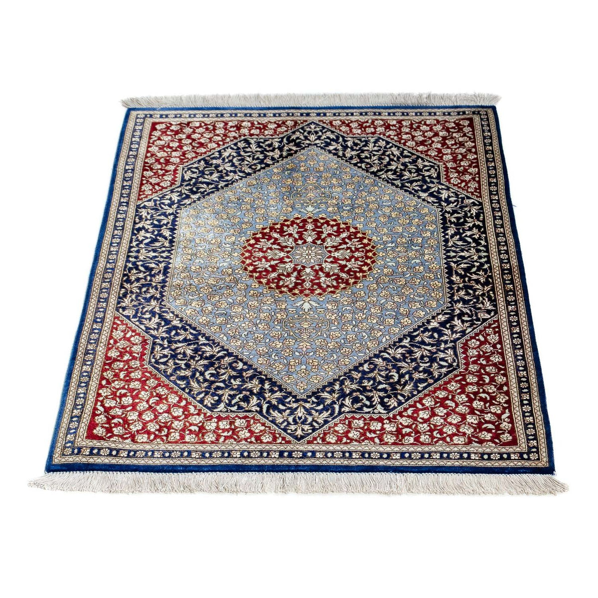 Perser Rug - Ghom - 84 x 60 cm - dark blue