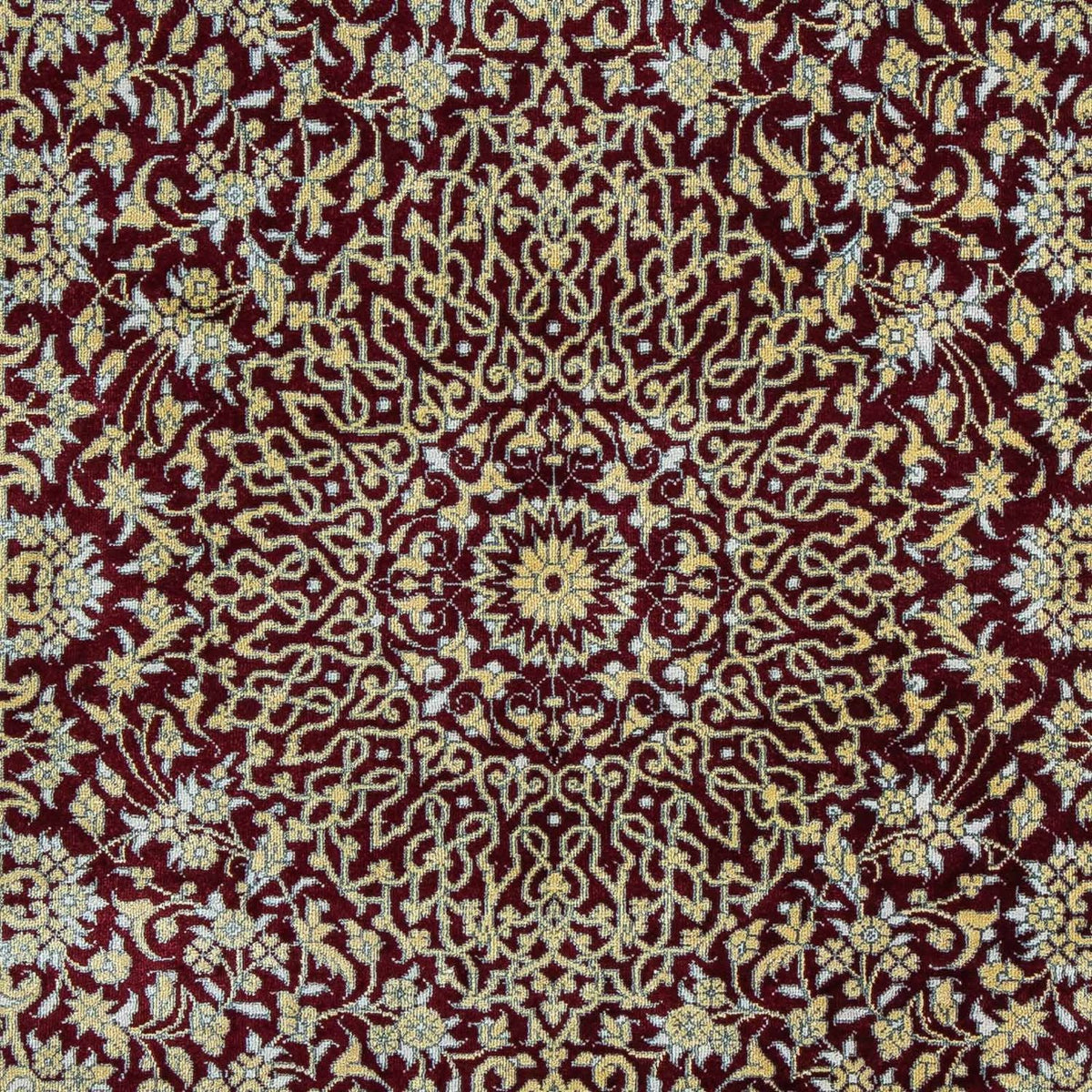 Perser Rug - Ghom - 78 x 54 cm - dark red