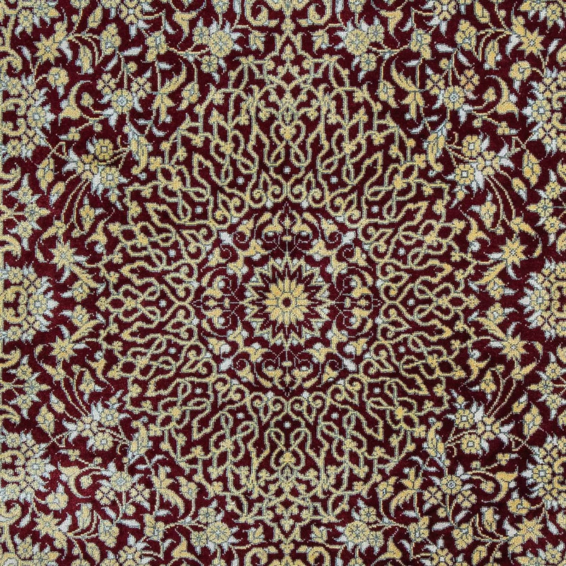 Perser Rug - Ghom - 78 x 54 cm - dark red