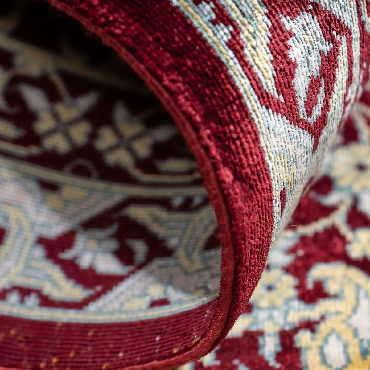 Perser Rug - Ghom - 78 x 54 cm - dark red