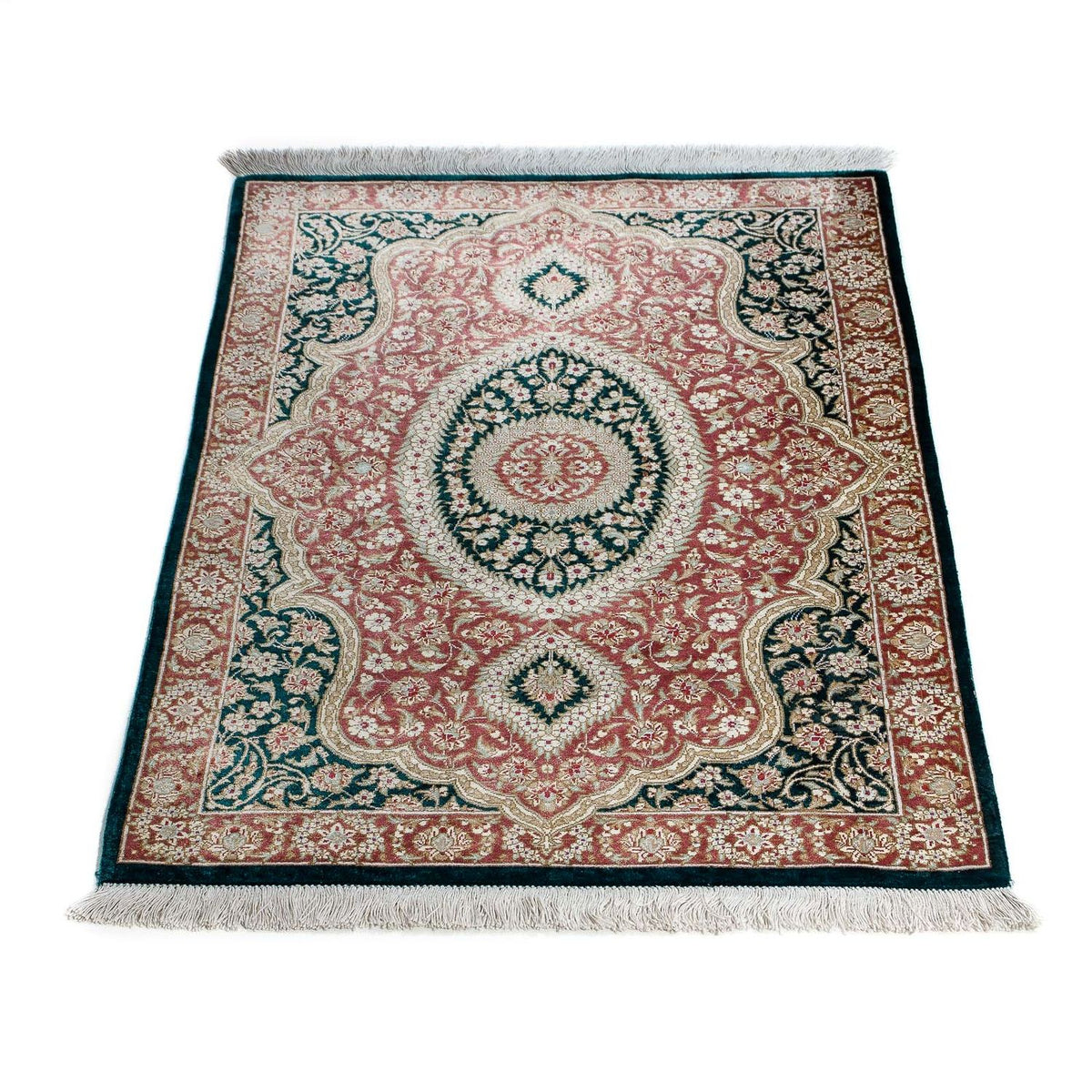 Perser Rug - Ghom - 85 x 58 cm - dark blue