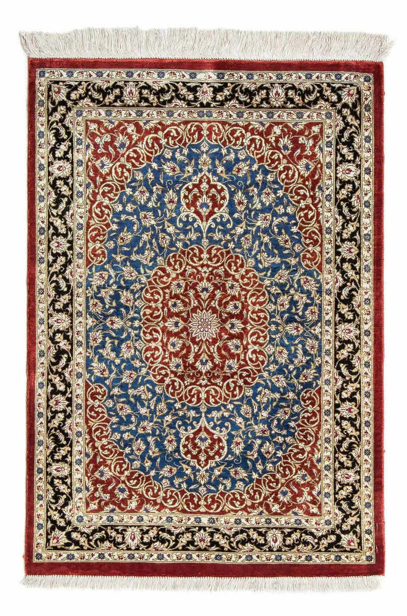 Perser Rug - Ghom - 81 x 55 cm - dark red