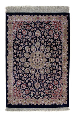 Perser Rug - Ghom - 80 x 56 cm - dark blue