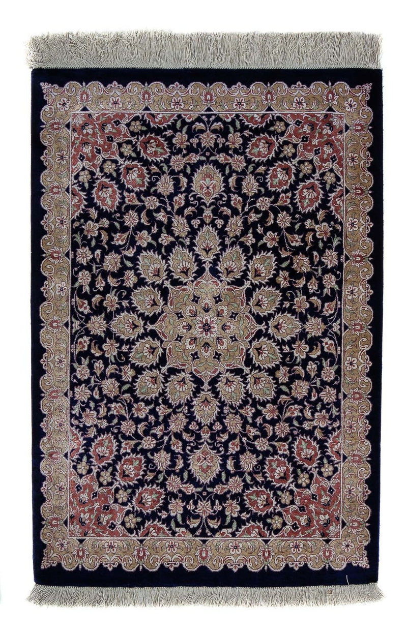 Perser Rug - Ghom - 80 x 56 cm - dark blue