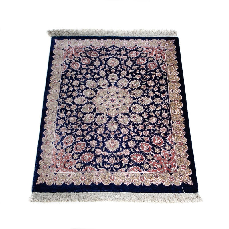 Perser Rug - Ghom - 80 x 56 cm - dark blue