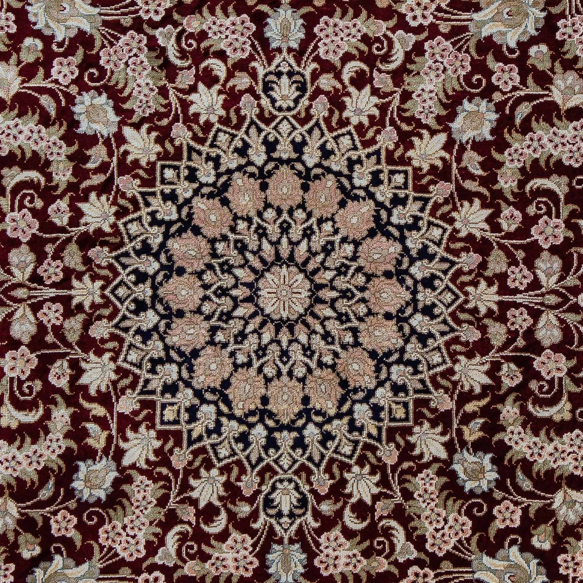 Perser Rug - Ghom - 85 x 58 cm - dark blue