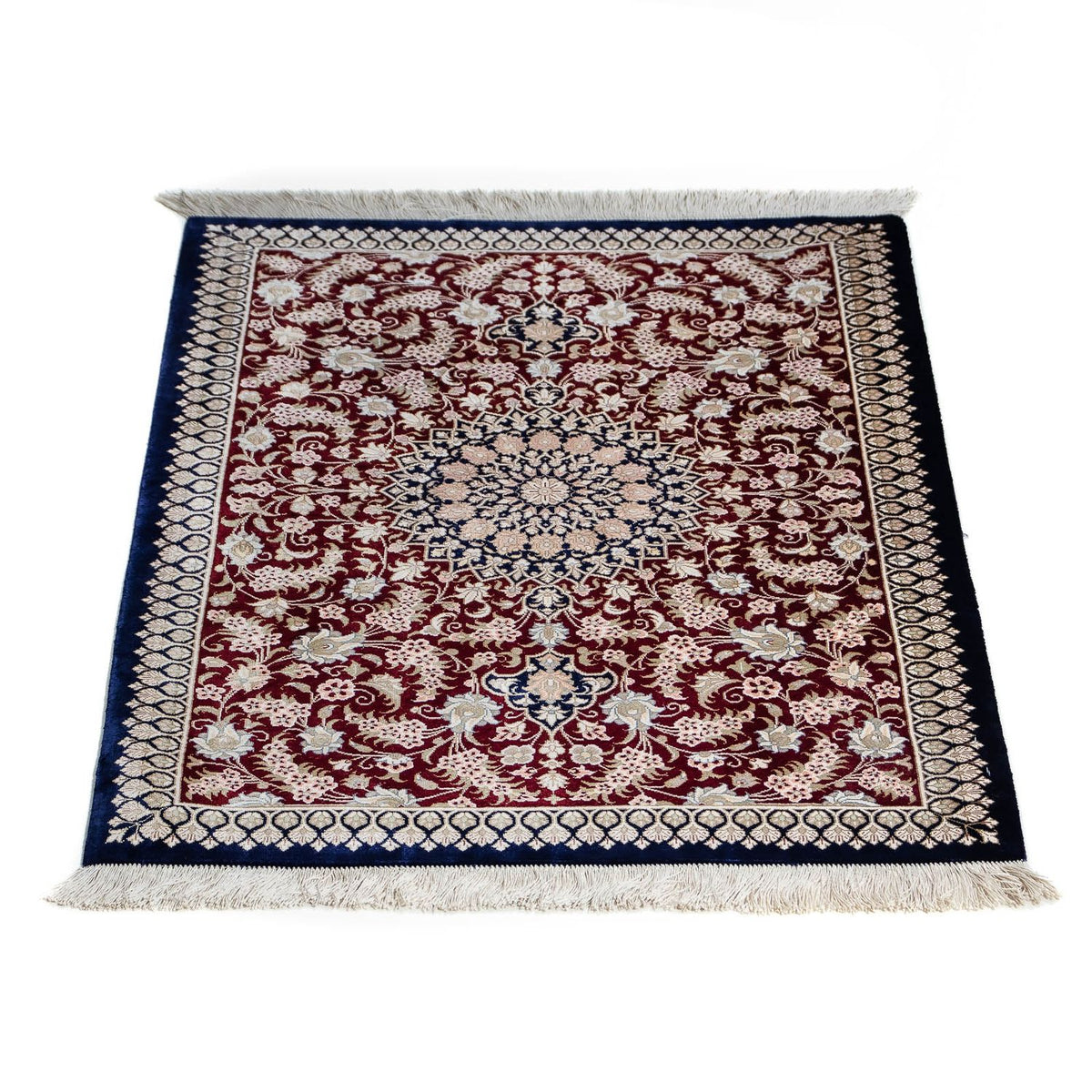 Perser Rug - Ghom - 85 x 58 cm - dark blue