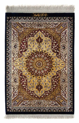 Perser Rug - Ghom - 87 x 59 cm - dark blue