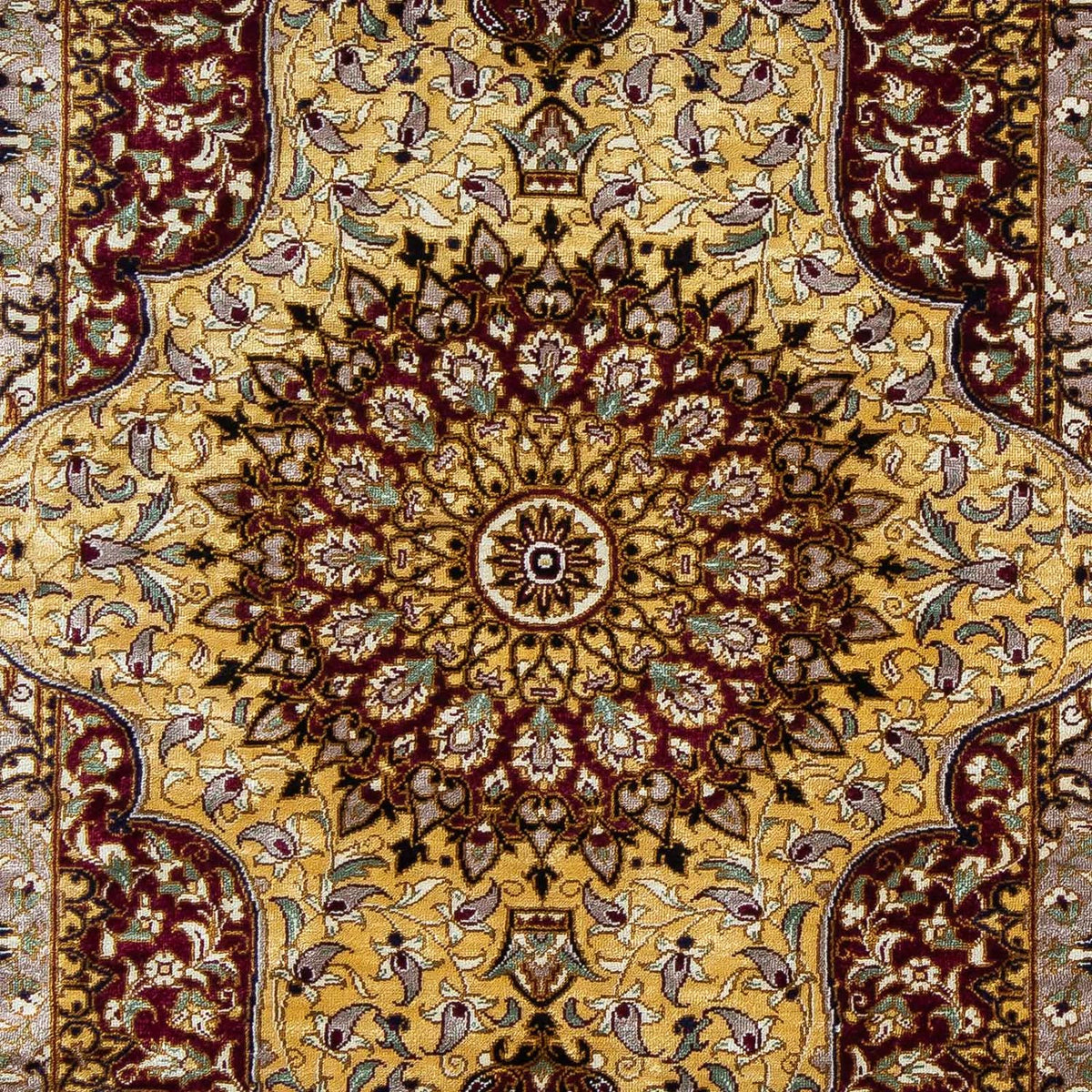 Perser Rug - Ghom - 87 x 59 cm - dark blue