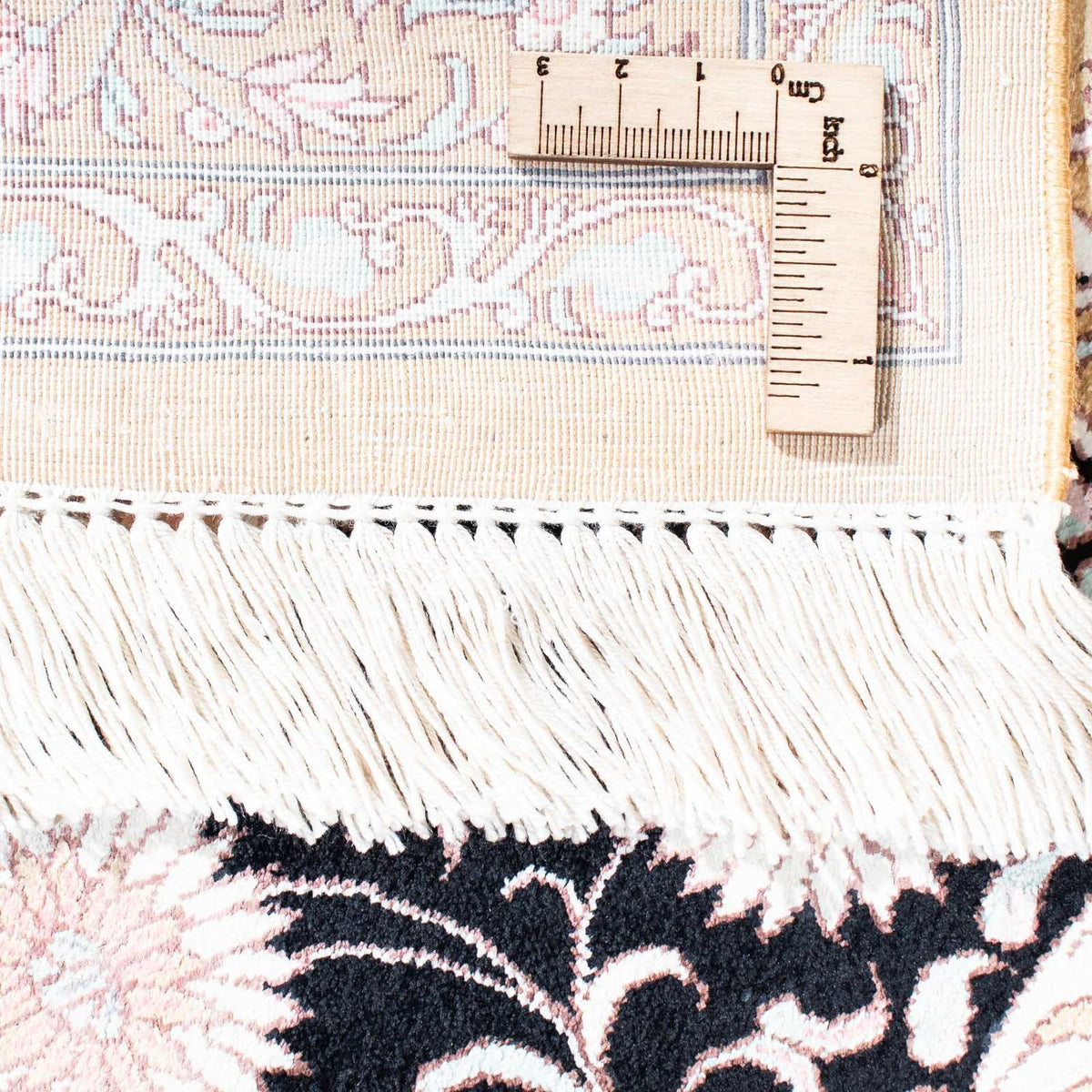 Perser Rug - Ghom - 113 x 77 cm - beige