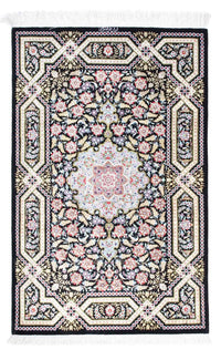Perser Rug - Ghom - 124 x 79 cm - dark blue