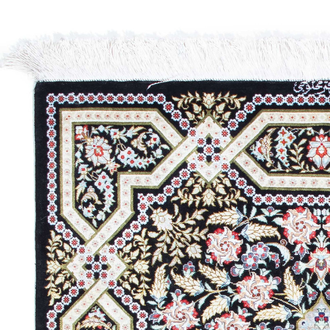 Qom Rug 124x79cm - Persian Rugs