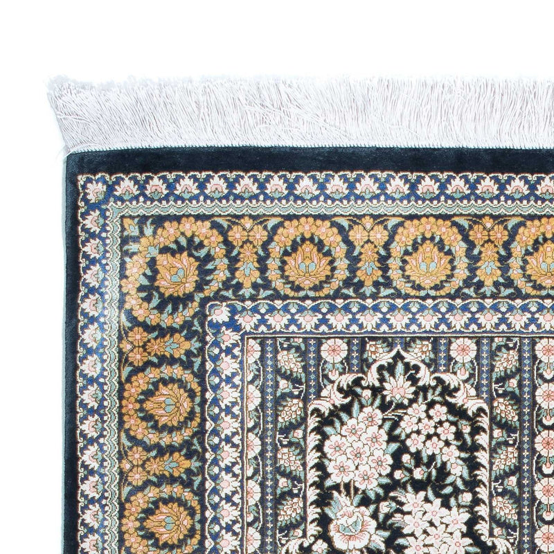 Perser Rug - Ghom - 118 x 80 cm - dark blue