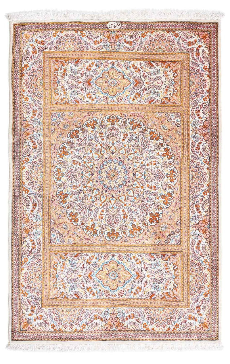 Perser Rug - Ghom - 122 x 78 cm - beige