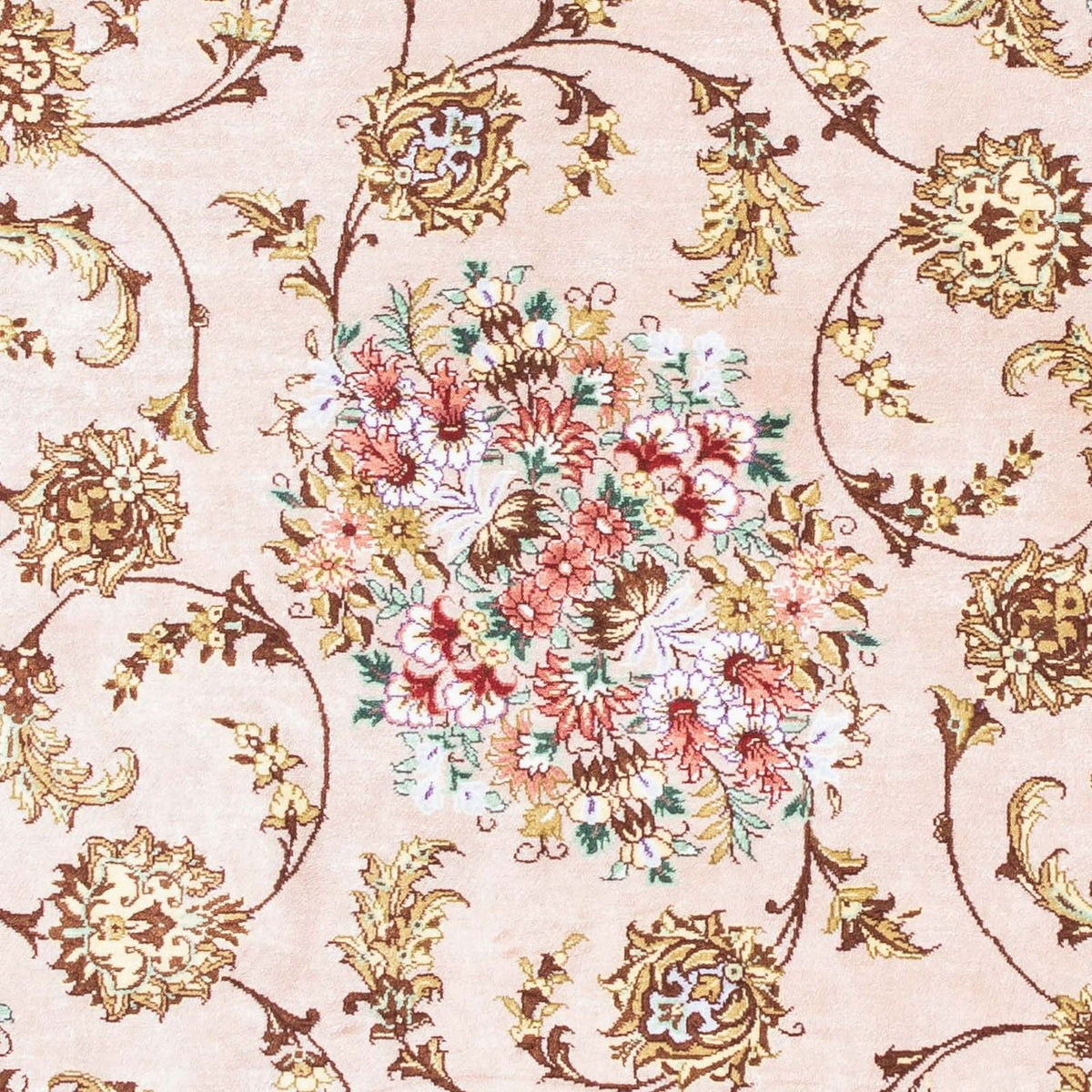 Perser Rug - Ghom - 123 x 80 cm - beige