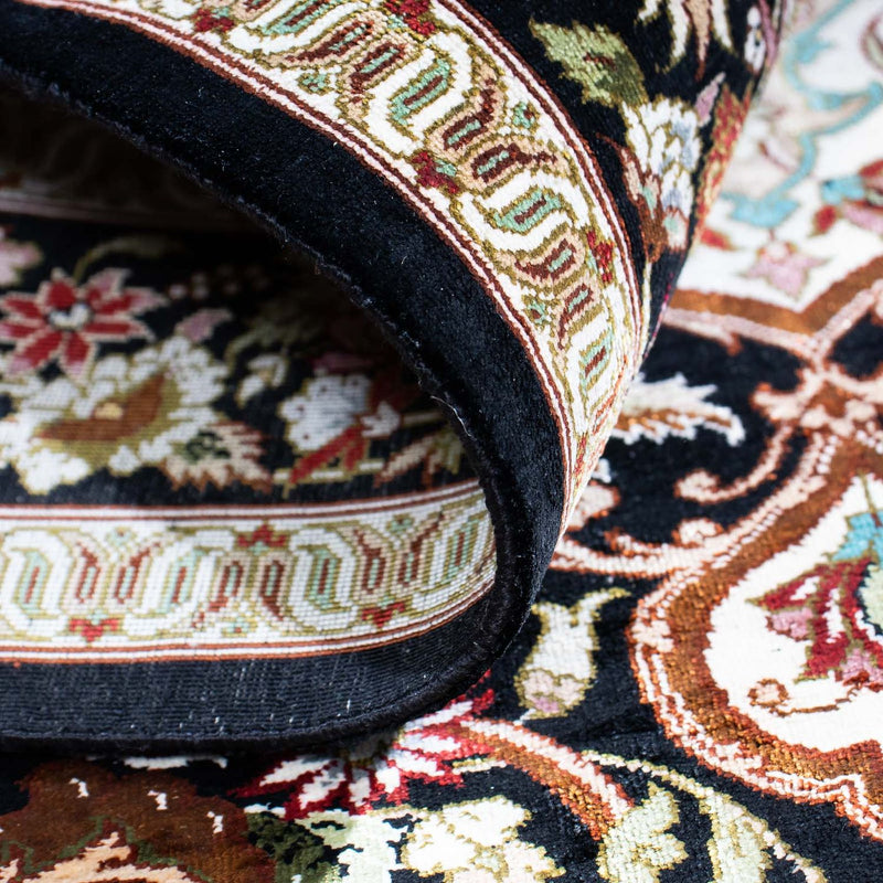 Perser Rug - Ghom - 114 x 80 cm - dark blue