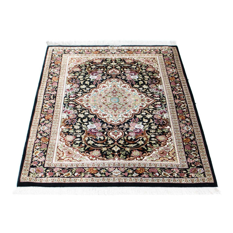 Perser Rug - Ghom - 114 x 80 cm - dark blue