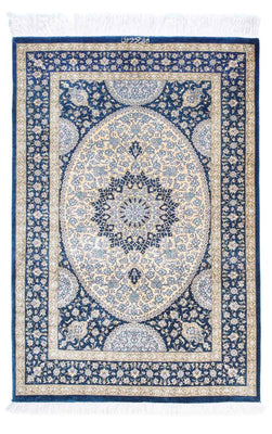 Perser Rug - Ghom - 111 x 73 cm - blue